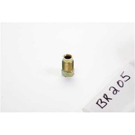 S.U.R. & R. Auto Parts M10 X 10 GOLD INVERTED FLARE NUT 4 SRRBR205